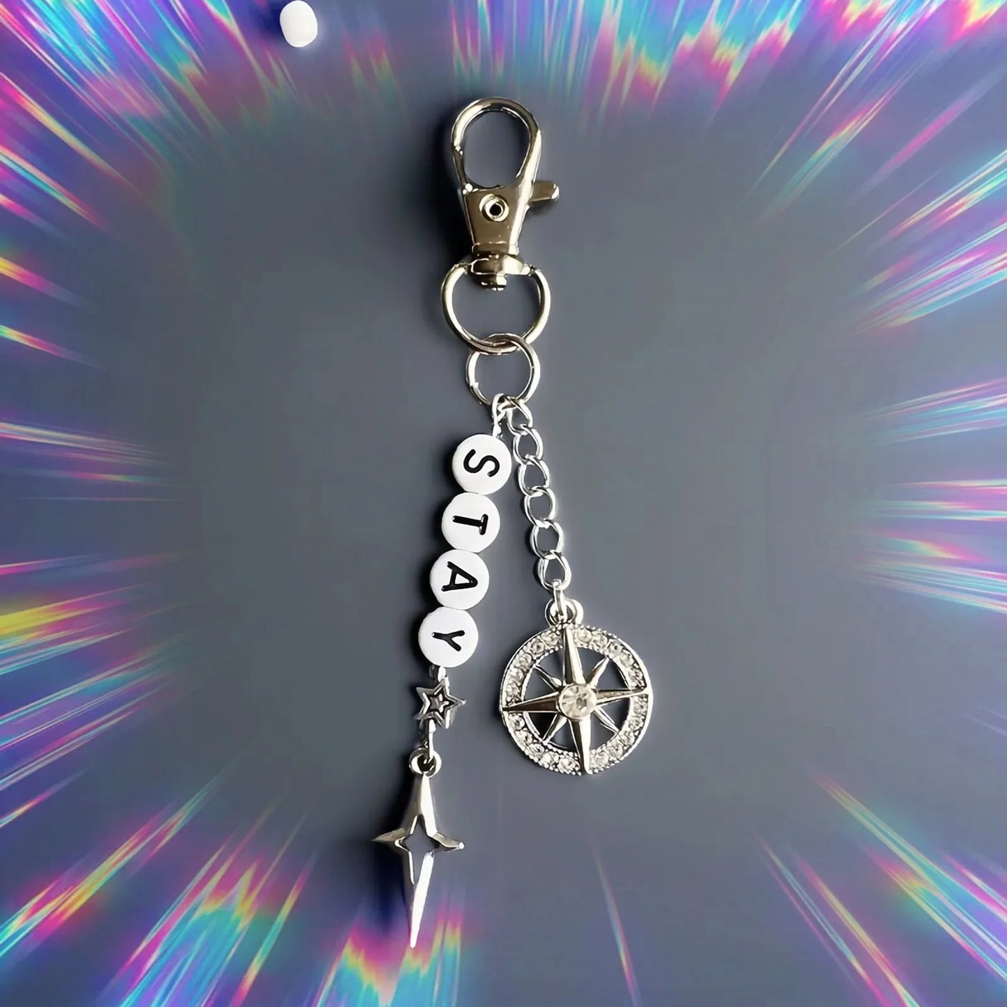 Handmade Stray Children Stay Kpop Beaded Keychain/Keyring | Concert accessories, jewelry, gift ideas, skz phone bag charm