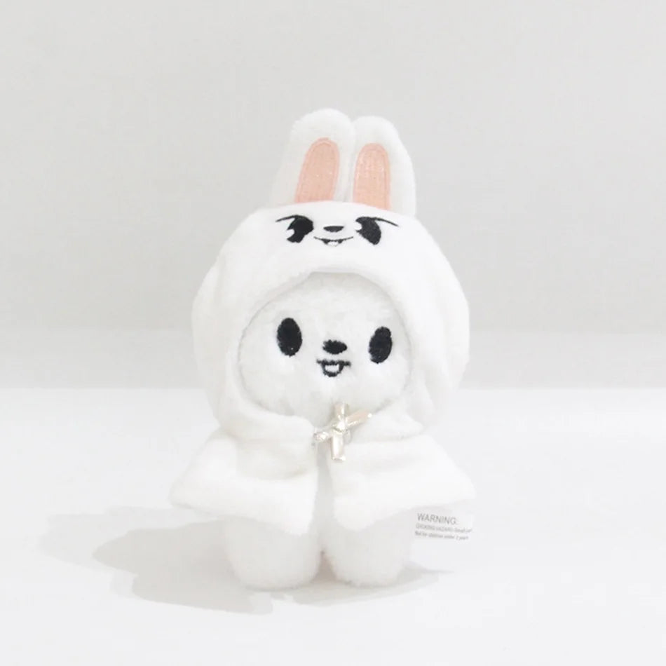 13CM Plush Toy Kawaii Stray Kids Wolf Plush Cartoon Stuffed Animal Doll Kawaii Companion Toys Giftids