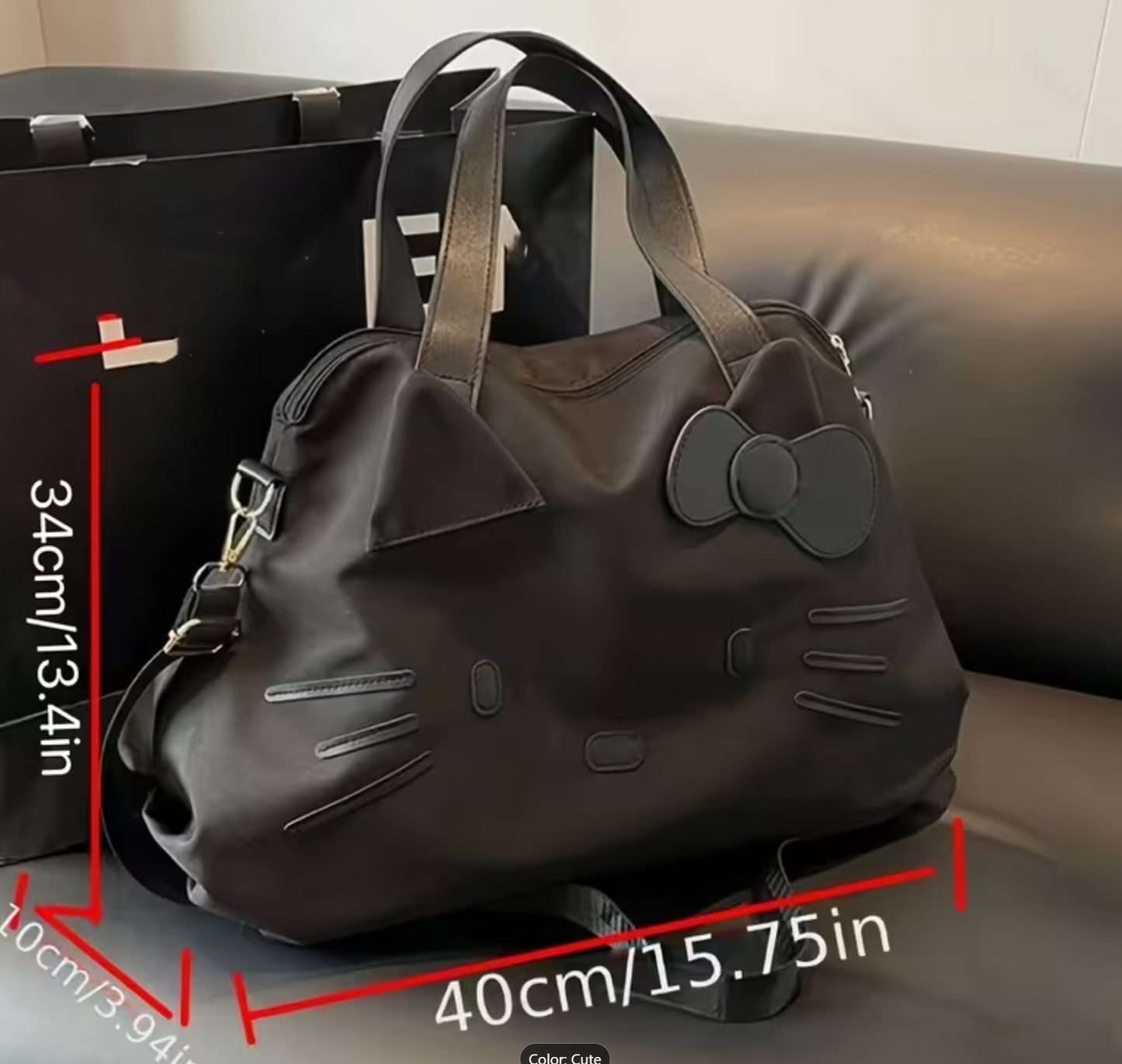 Kitty Bow Shoulder Bag