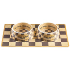 Tan Checker Chewy Vuiton Placemat