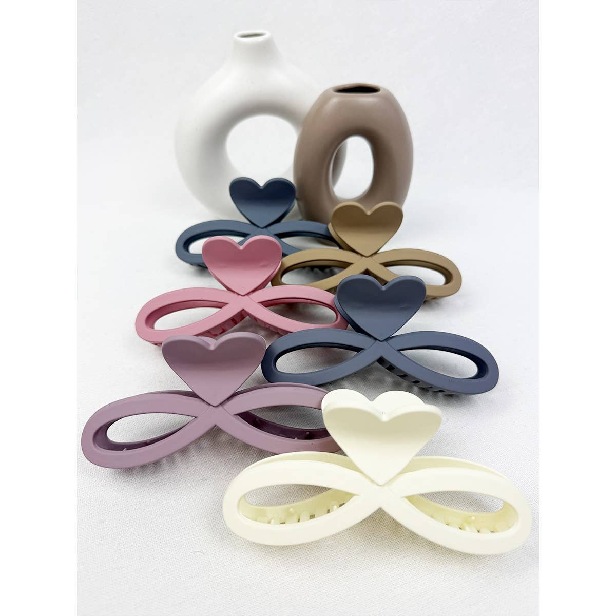 Heart Symbol Matte Hair Claw
