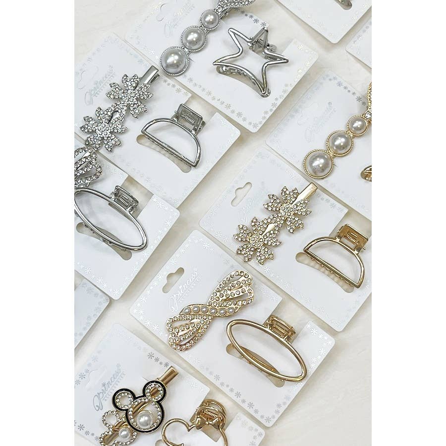 Assorted Design Hair Clip Set