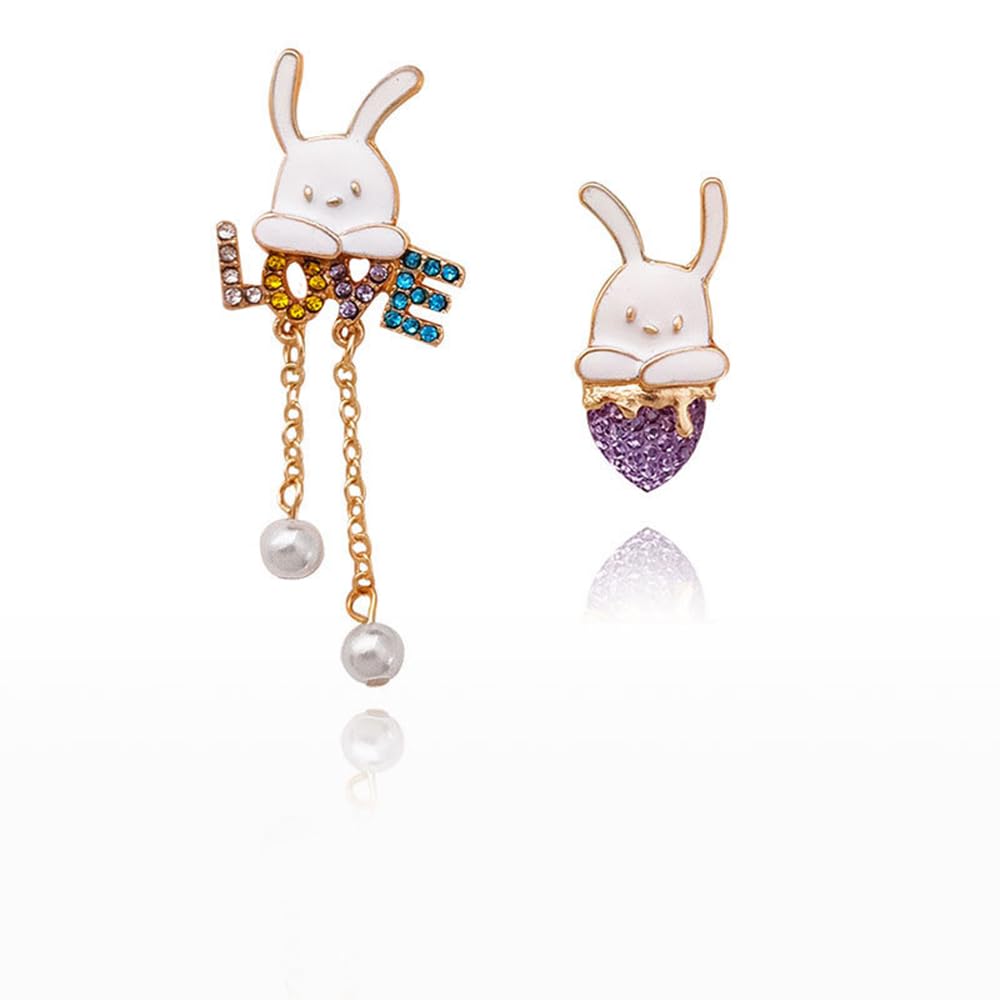 Anime Asymmetrical Pendant Earrings
