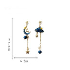 Anime Asymmetrical Pendant Earrings