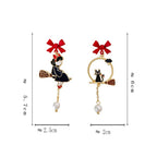 Anime Asymmetrical Pendant Earrings