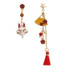 Anime Asymmetrical Pendant Earrings