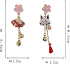 Anime Asymmetrical Pendant Earrings