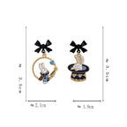 Anime Asymmetrical Pendant Earrings