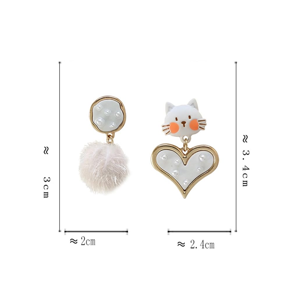 Anime Asymmetrical Pendant Earrings