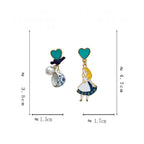 Anime Asymmetrical Pendant Earrings