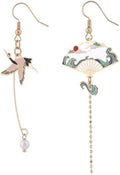 Fan Earrings Asymmetric