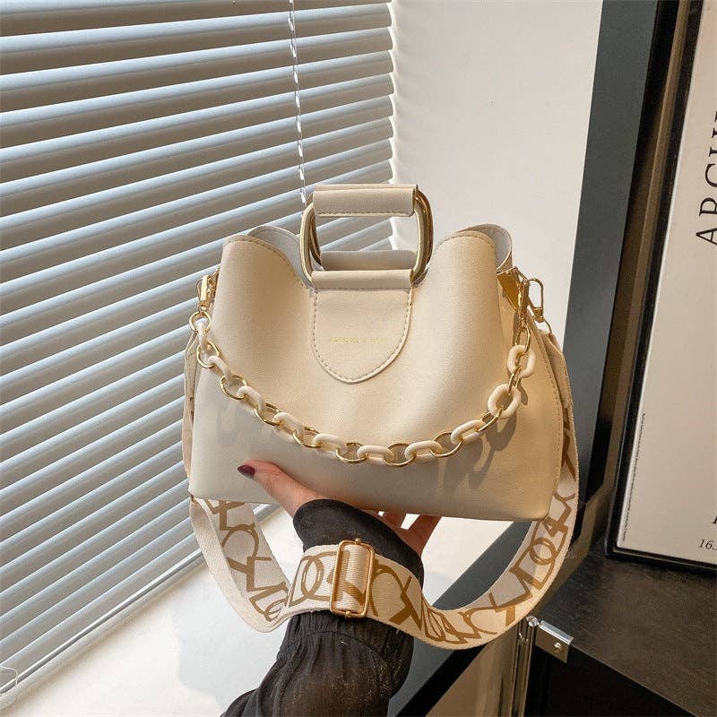 Fashionable Vintage Bucket Bag Casual Shoulder Bag