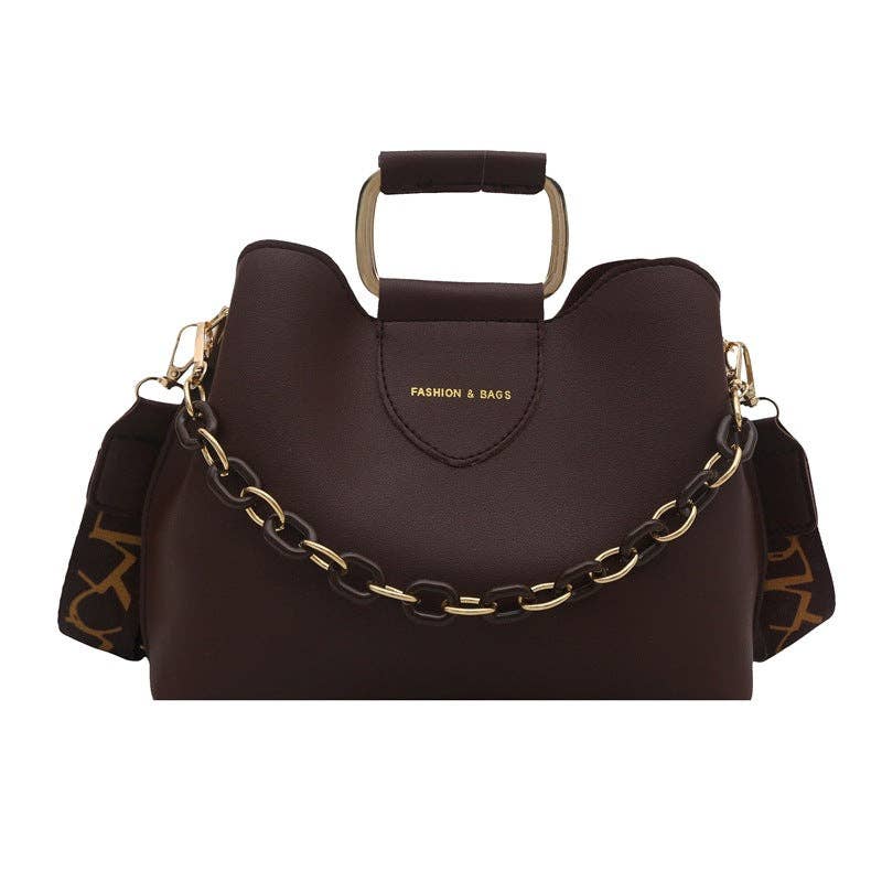 Fashionable Vintage Bucket Bag Casual Shoulder Bag