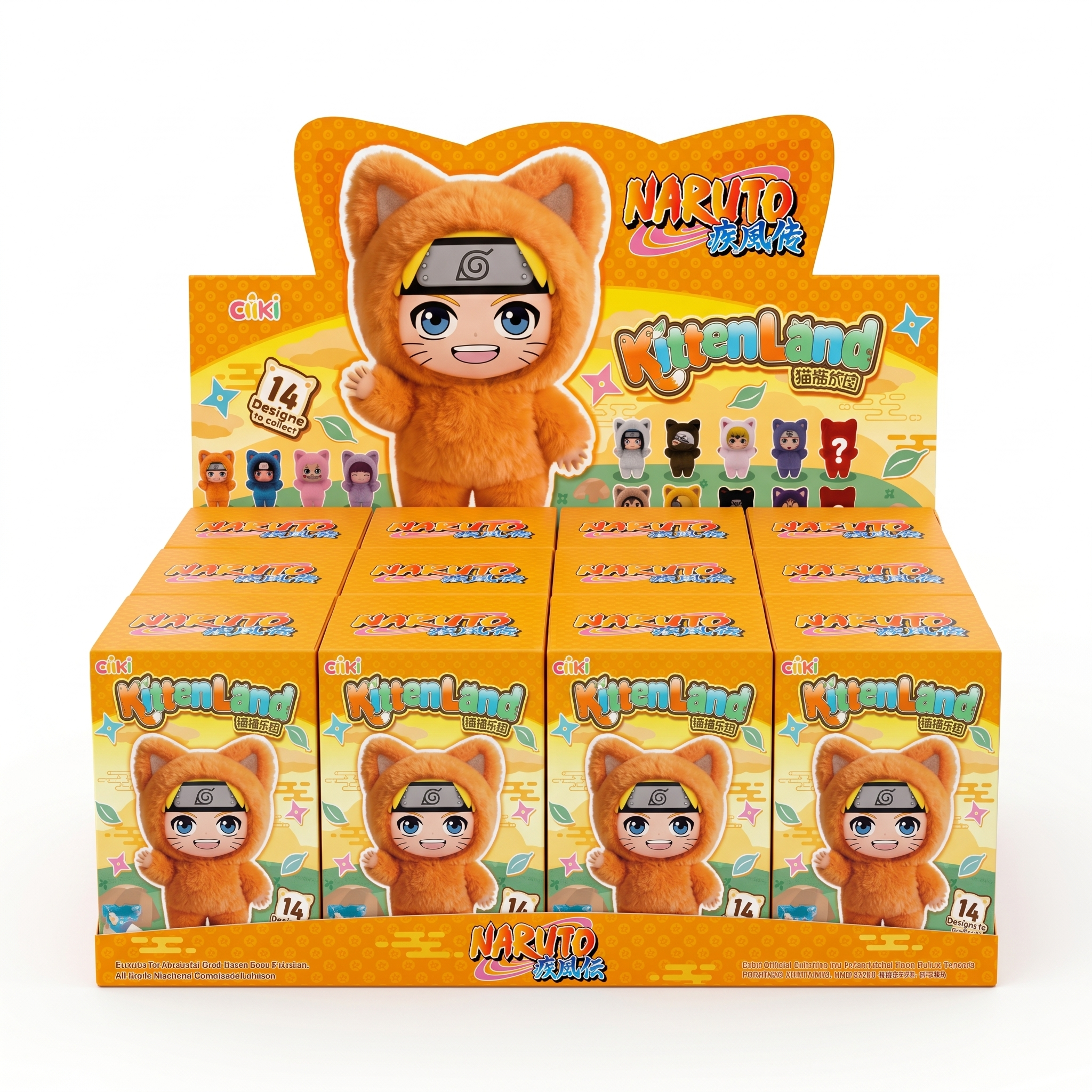 [Pre-Order] EAKI Naruto Shippuden Kitten Land Series Blind Box