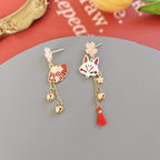Anime Asymmetrical Pendant Earrings