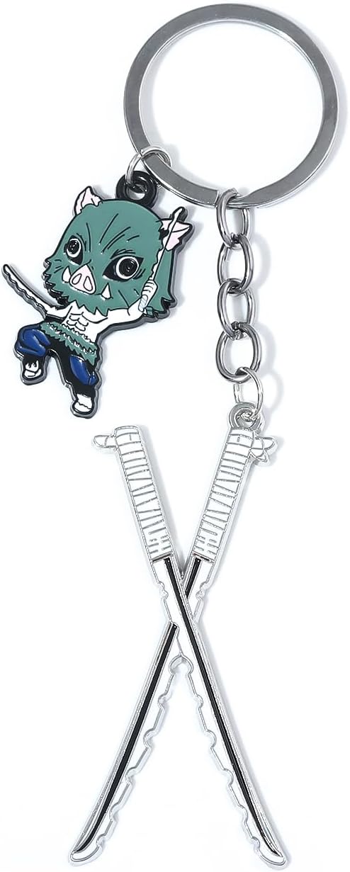 Demon Slayer Figure Swords Keychain