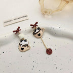 Anime Asymmetrical Pendant Earrings