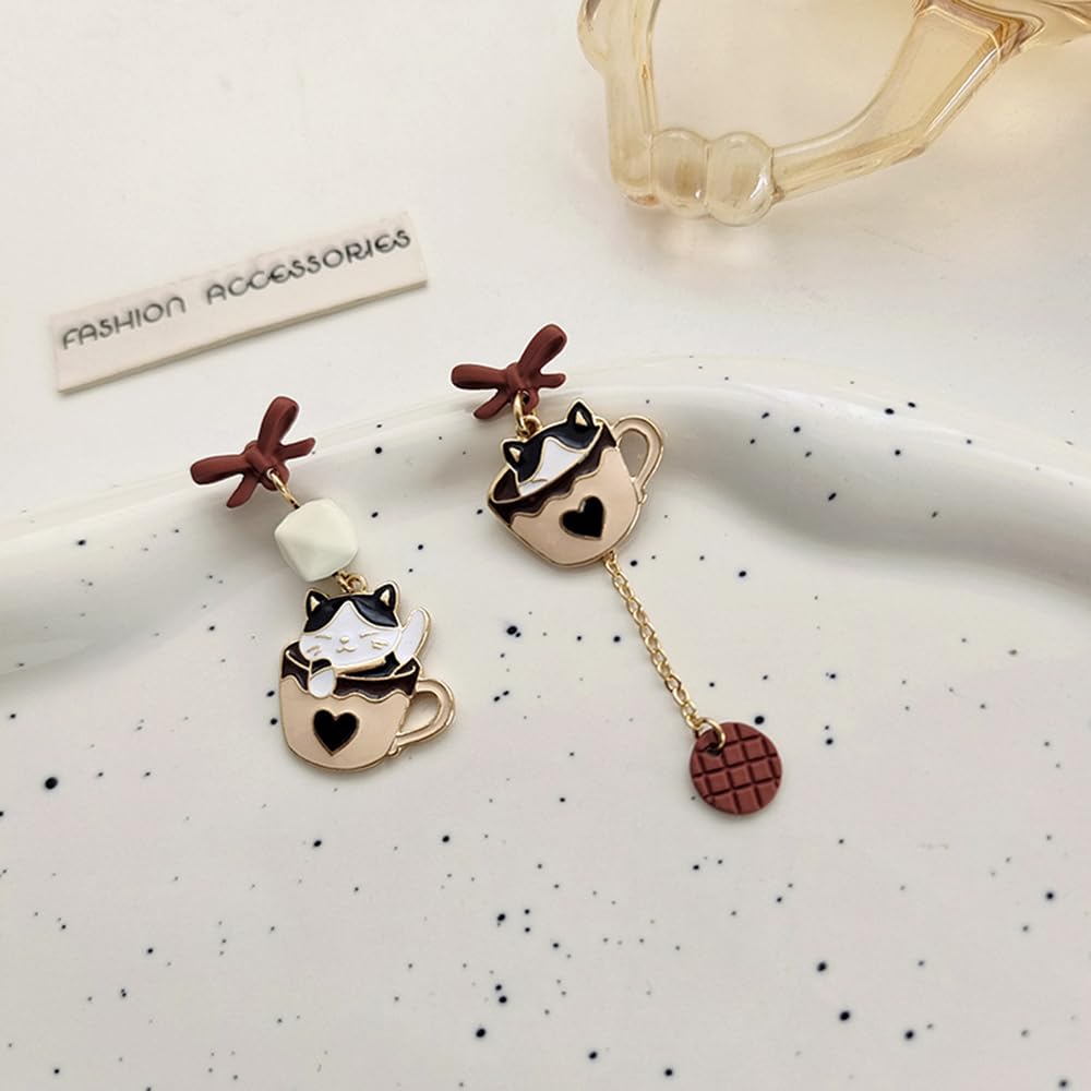 Anime Asymmetrical Pendant Earrings