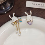 Anime Asymmetrical Pendant Earrings