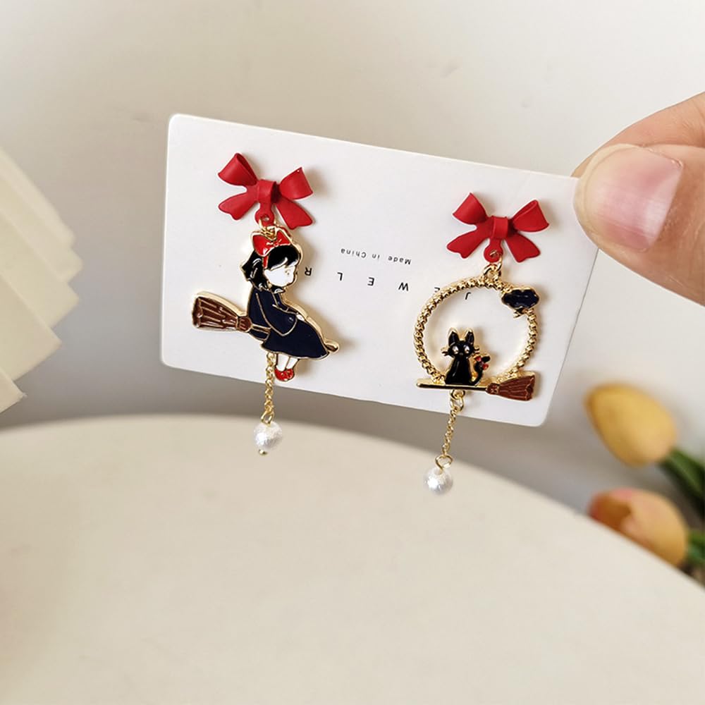 Anime Asymmetrical Pendant Earrings