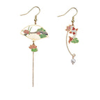 Fan Earrings Asymmetric