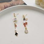 Anime Asymmetrical Pendant Earrings