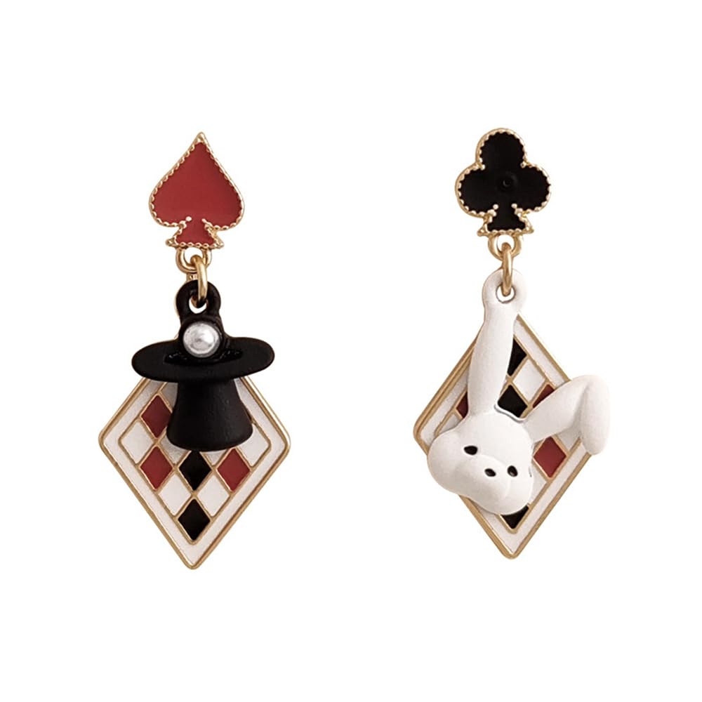 Anime Asymmetrical Pendant Earrings