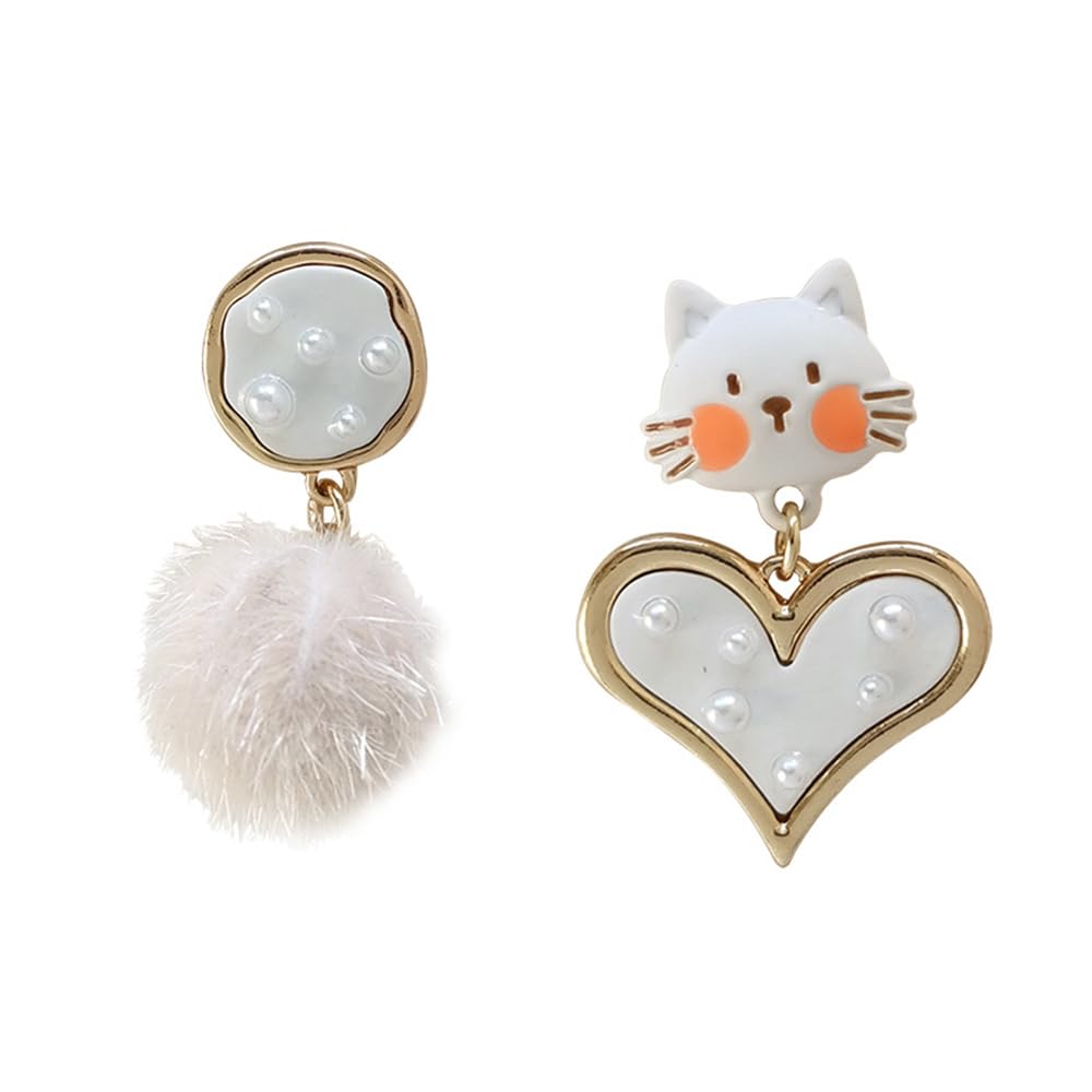 Anime Asymmetrical Pendant Earrings