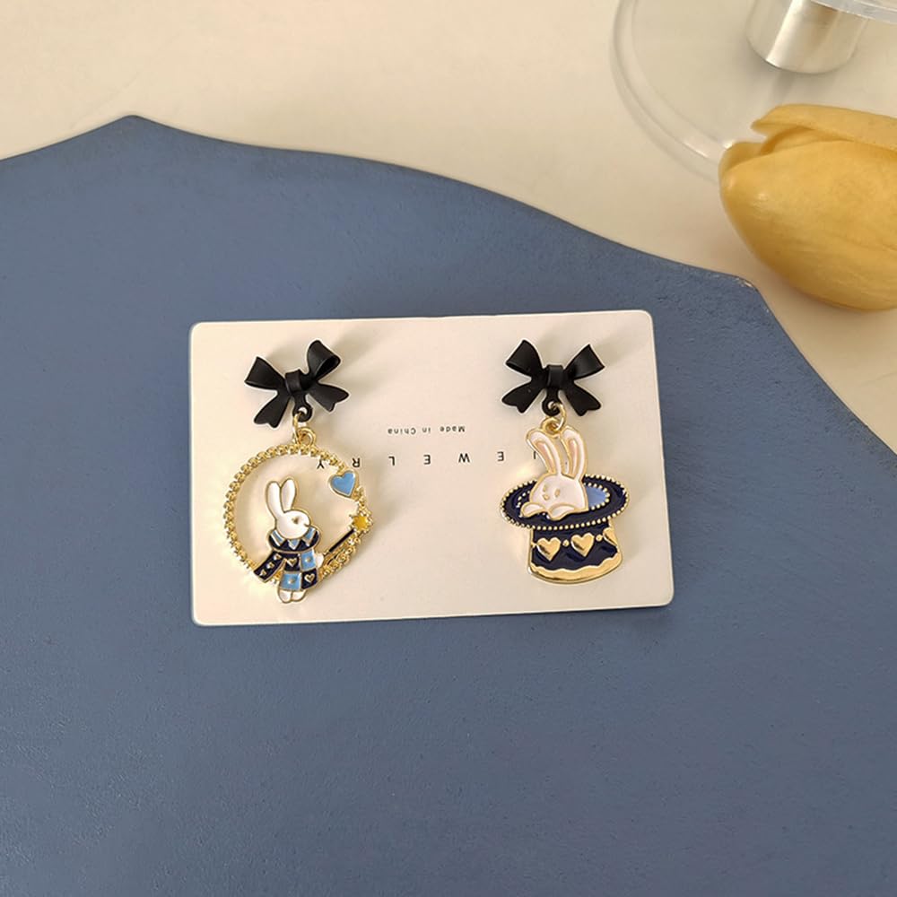 Anime Asymmetrical Pendant Earrings