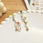 Anime Asymmetrical Pendant Earrings