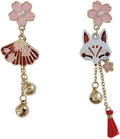 Anime Asymmetrical Pendant Earrings