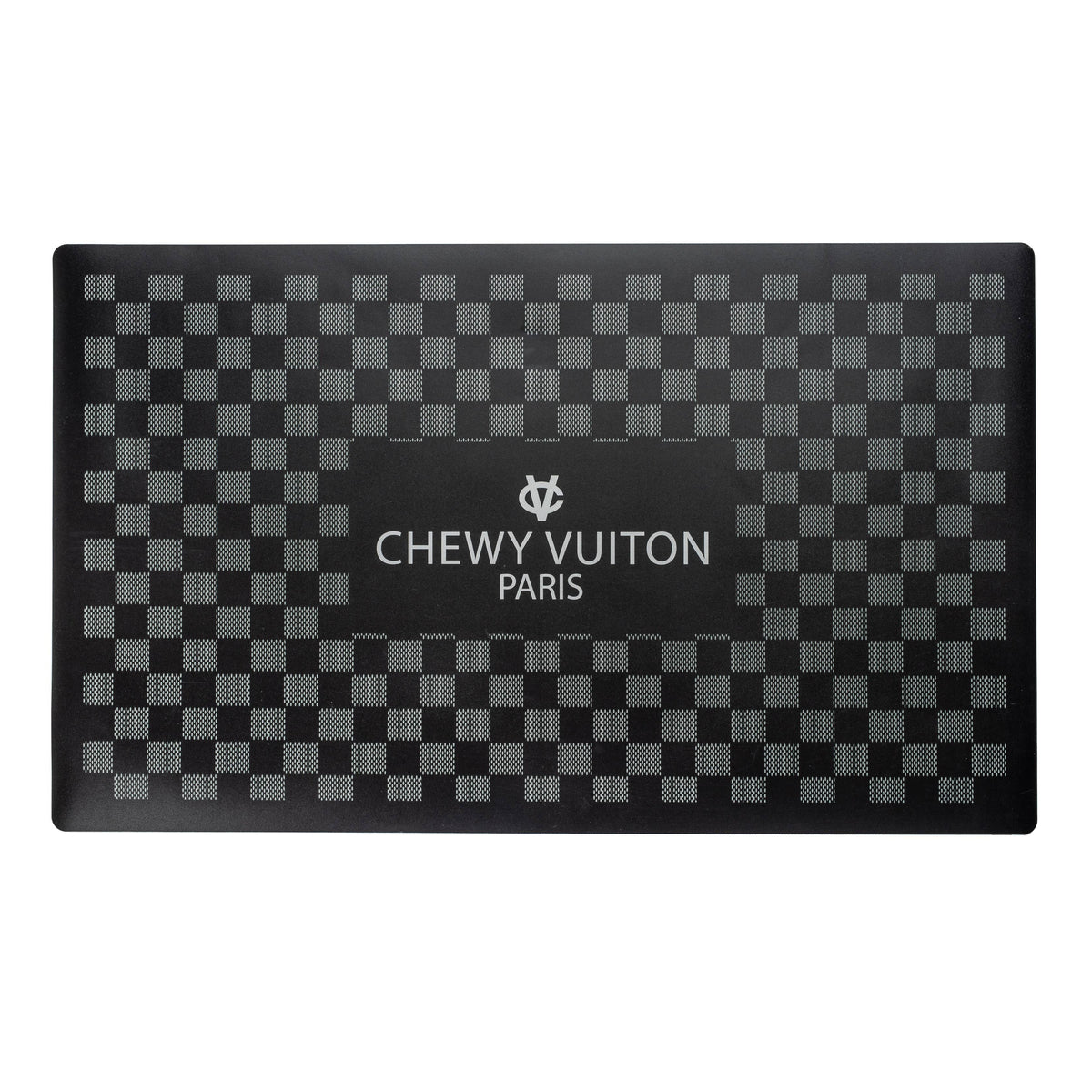 Black Checker Chewy Vuiton Placemat