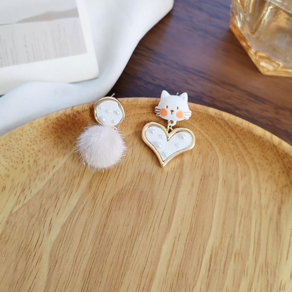 Anime Asymmetrical Pendant Earrings