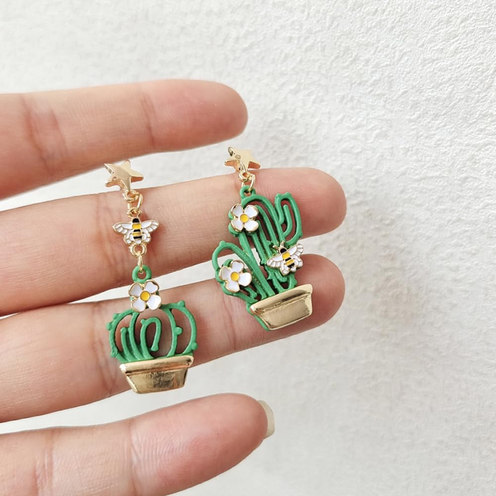 Anime Asymmetrical Pendant Earrings