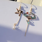 Fan Earrings Asymmetric