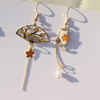 Fan Earrings Asymmetric