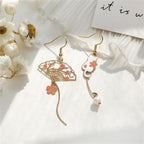 Fan Earrings Asymmetric