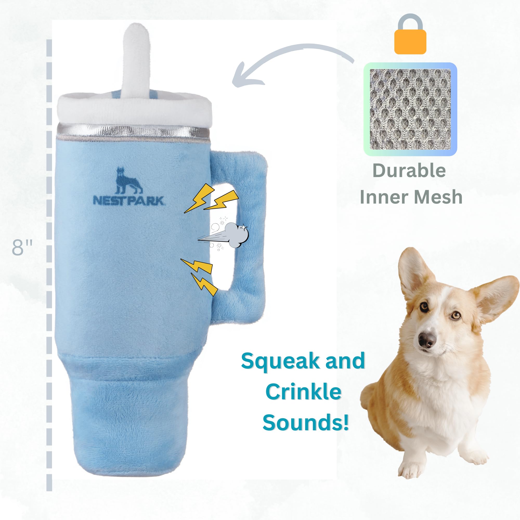 Nestpark Tumbler Cup Funny Dog Toy