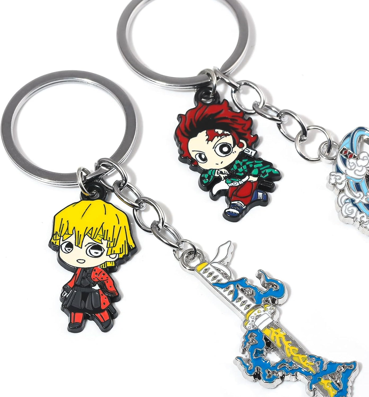 Demon Slayer Figure Swords Keychain