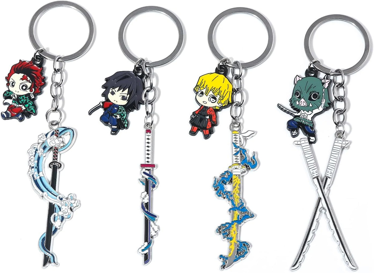Demon Slayer Figure Swords Keychain