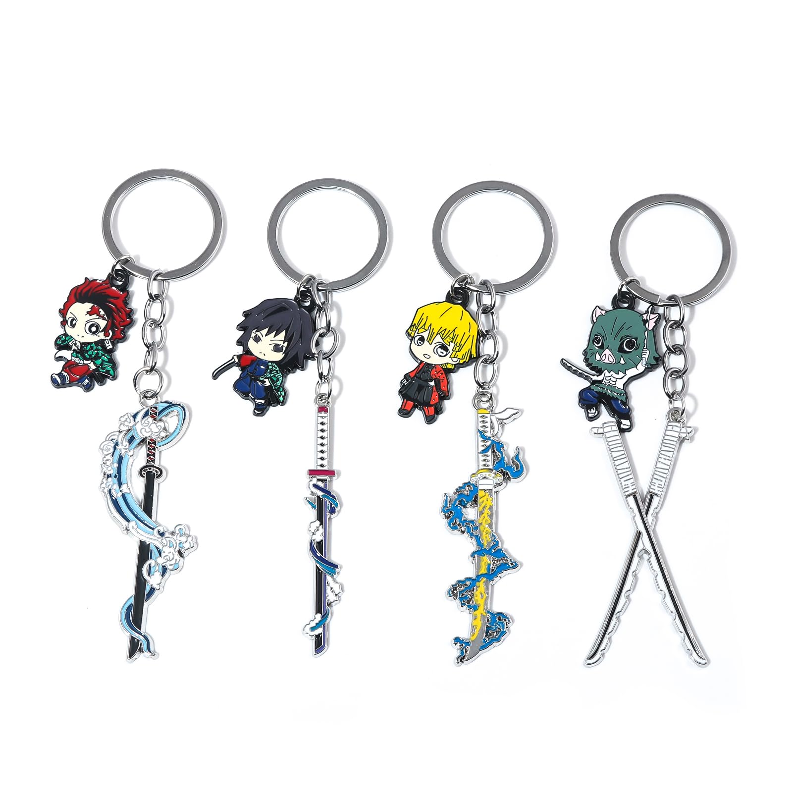 Demon Slayer Figure Swords Keychain