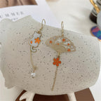 Fan Earrings Asymmetric