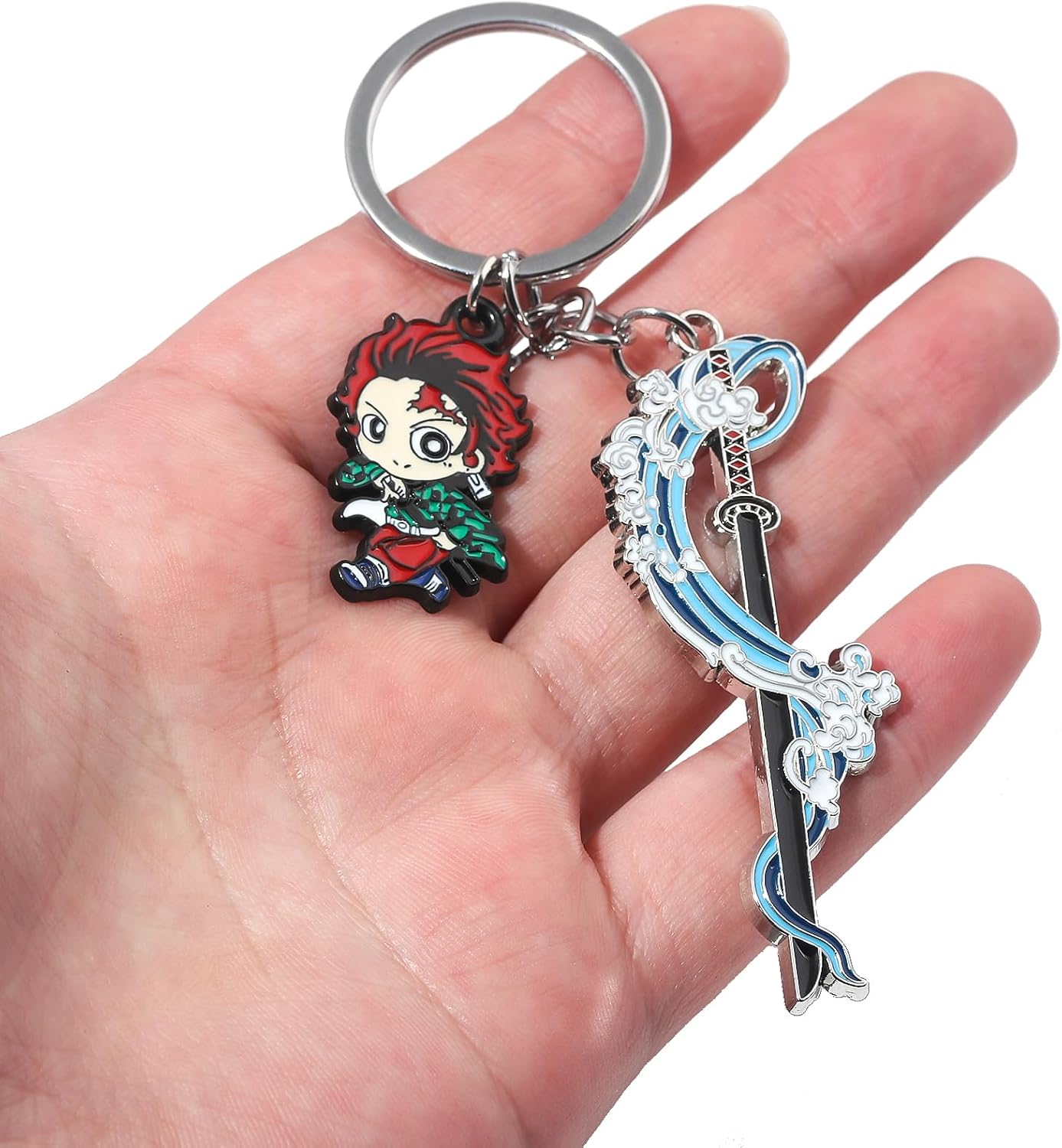 Demon Slayer Figure Swords Keychain