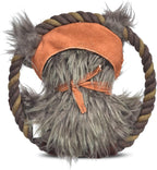 Ewok Plush Rope Frisbee Dog Toy