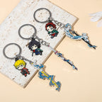 Demon Slayer Figure Swords Keychain