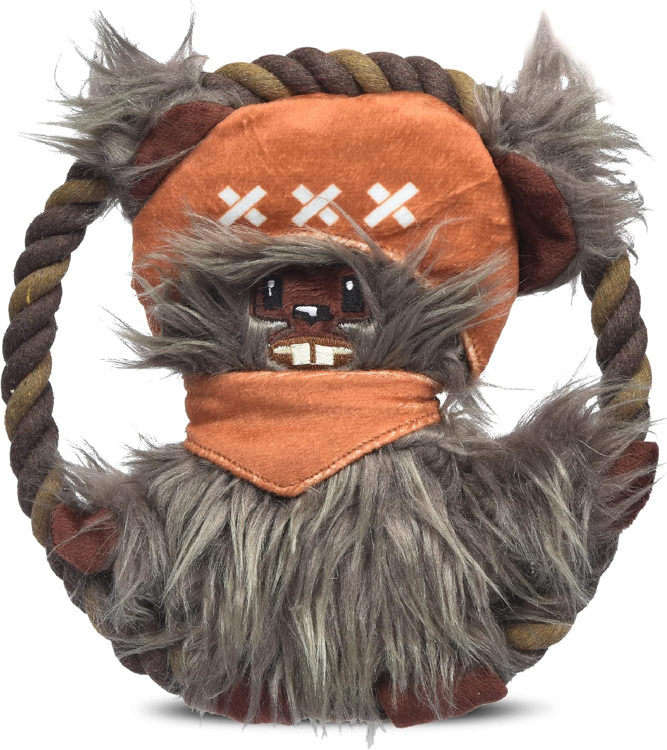 Ewok Plush Rope Frisbee Dog Toy
