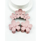 3 pc Set Mini and Medium Flower Hair Claw