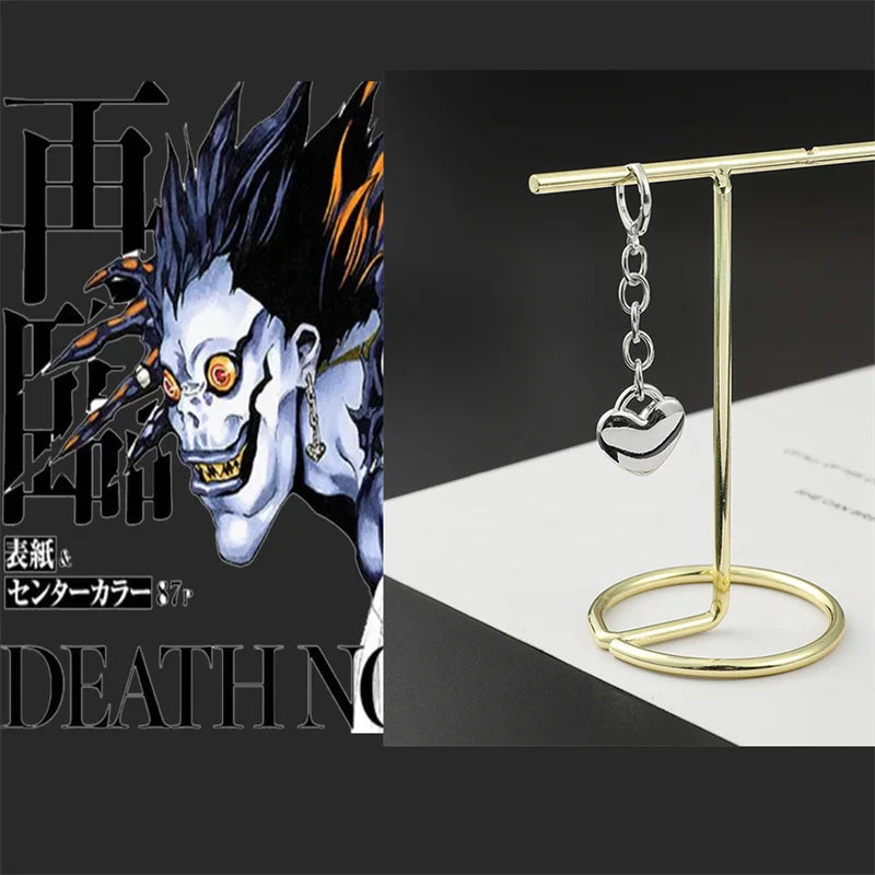 Anime Death Note Pendant Earrings Lady Ryuk Earrings Lady Creative Anime Heart Pendant Unisex Fashion Jewelry