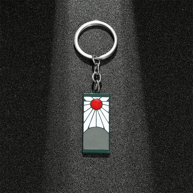 2022 New Anime Peripheral Demon Slaye Drop Earrings Female Model Male Long Necklace Keychain Jewelry Fashion Gift for Girlfriend
