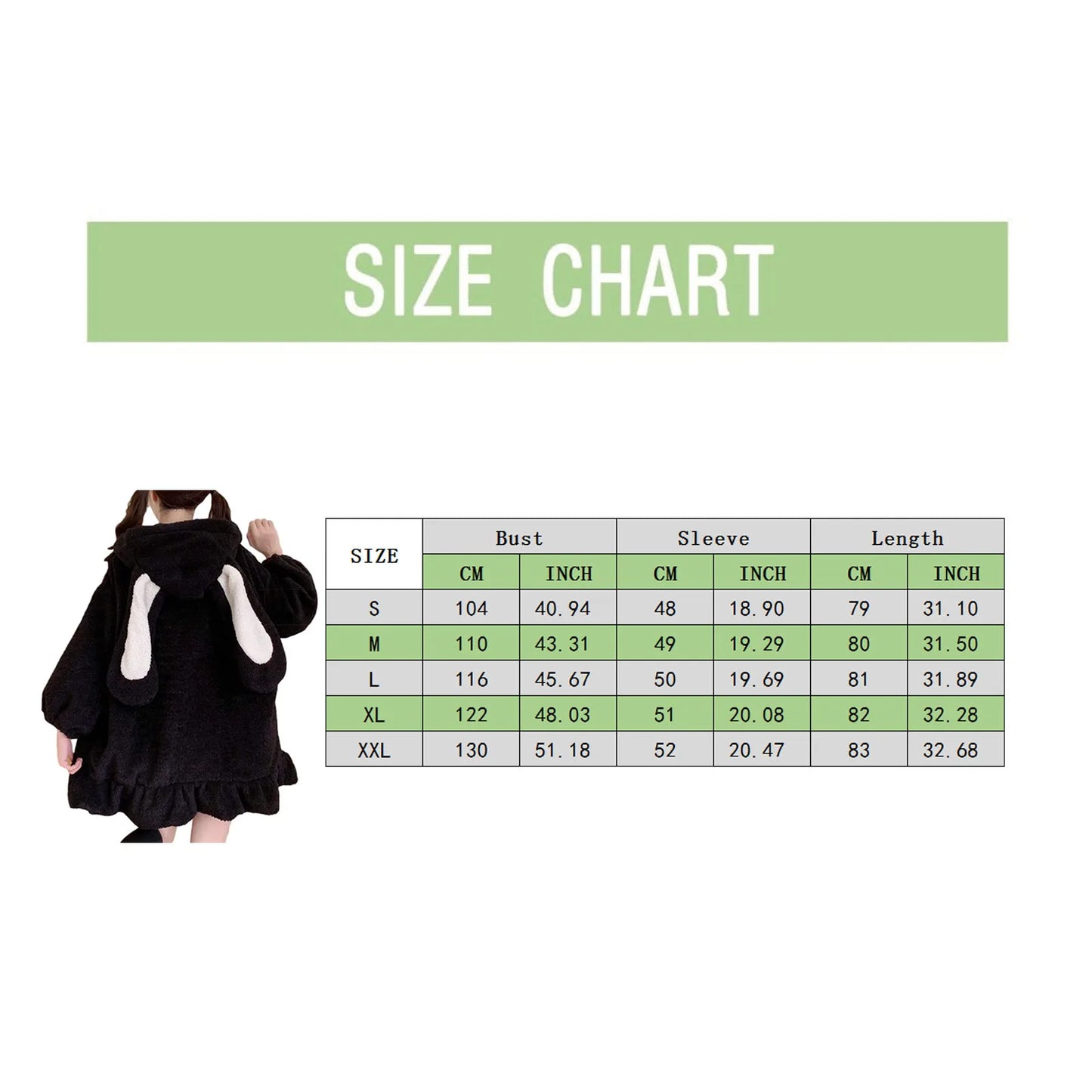 Japanese Style Autumn Winter Women Warm Jacket Kawaii Soft Lambswool Ruffles Rabbit Ears Hooded Coats Girls Sweet Parkas Outwear